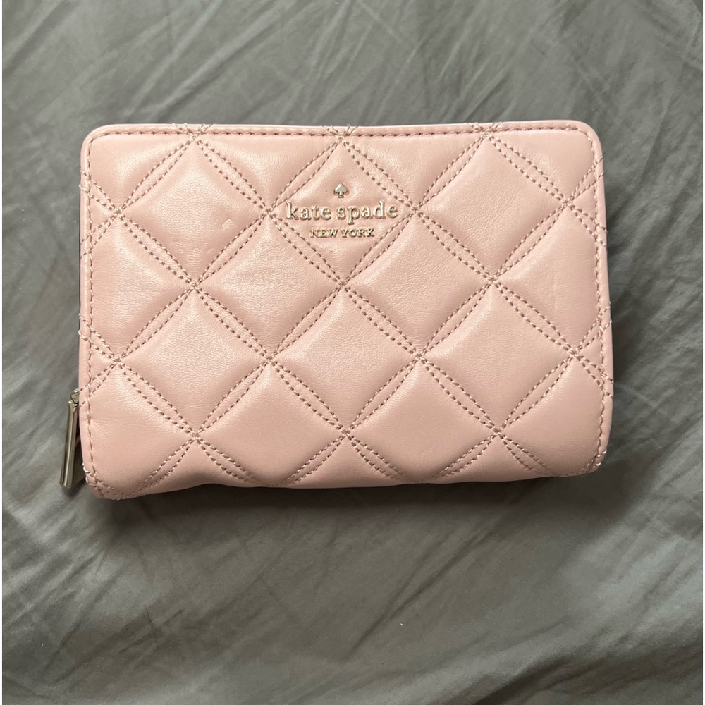 kate spade pink quilted wallet💗✨